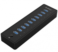 USB-хаб Orico P10-U2-V1-BK-BP USB2.0x10 черный