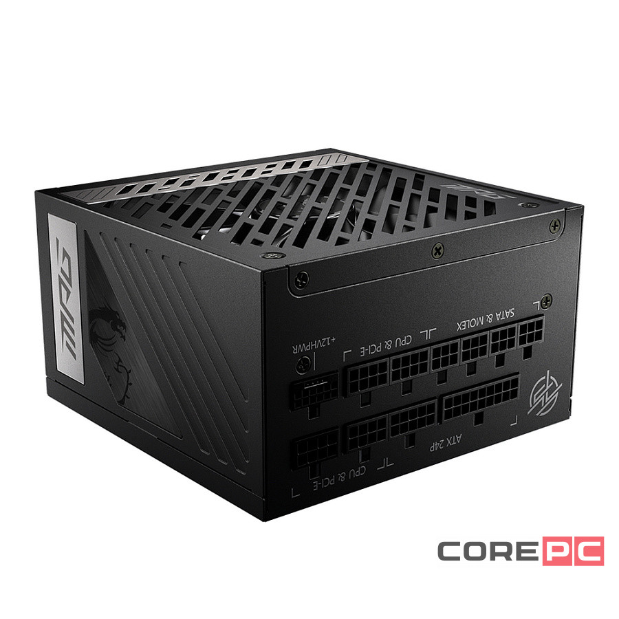 Блок питания MSI 1000W MPG A1000G (306-7ZP7C11-CE0) 16 Pin (PCIe 5.0 Connector Cable Details)