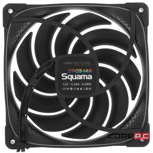 Вентилятор для корпуса Geometric Future Squama 2503B-14 Single Pack (1F2503B114000)