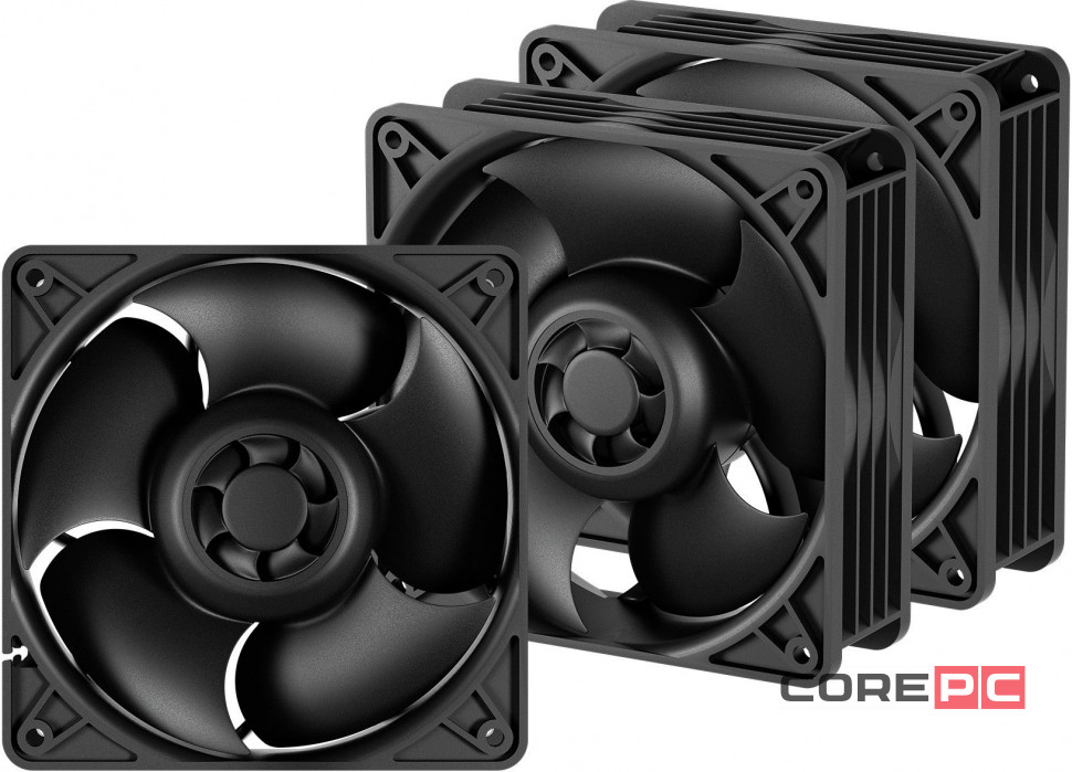 Комплект вентиляторов для корпуса Arctic Cooling S12038-8K (ACFAN00302A)