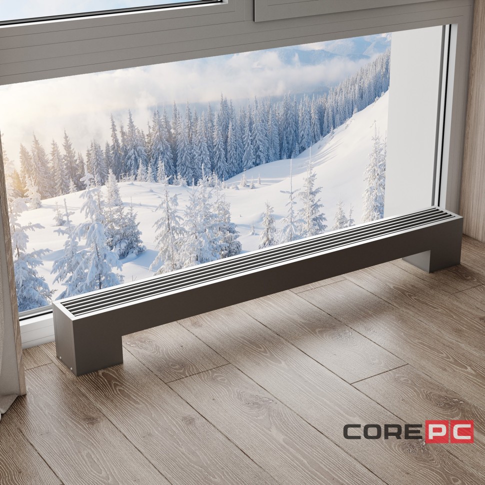 Конвектор напольный Royal Thermo STEP-80/180/1300-1-N-WT-LG-NA