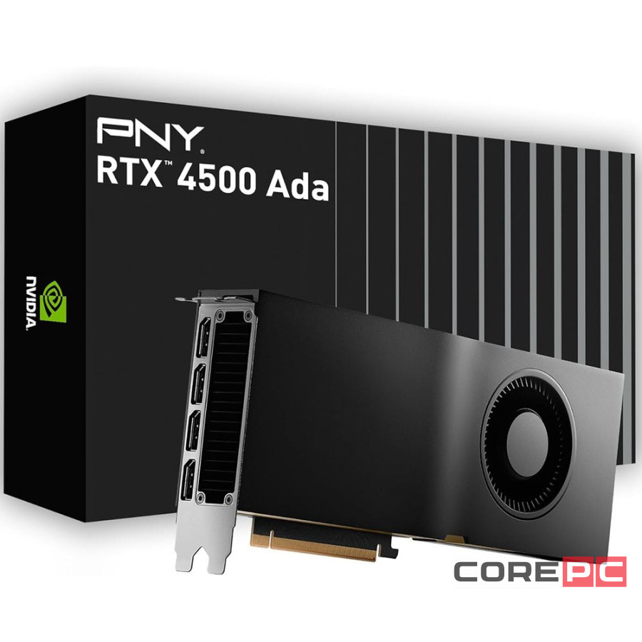 Видеокарта NVIDIA (900-5G132-0060-000) GeForce RTX 4500 24GB ADA BLK