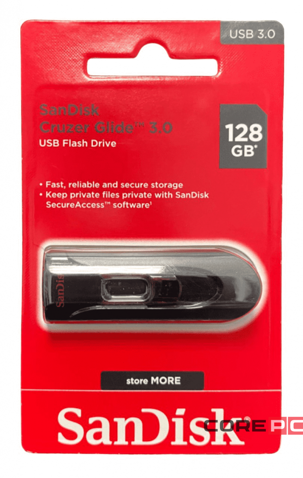 USB флеш накопитель SanDisk Cruzer Spark 128GB (SDCZ600-128G-G35) черный