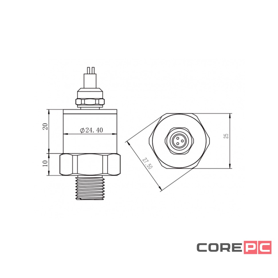 Датчик давления ZONT MLD-10.01 (нерж. сталь)