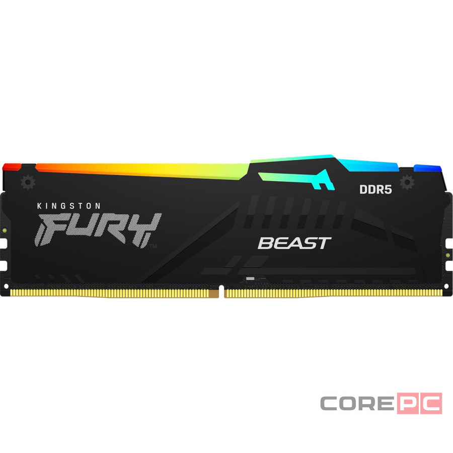 Оперативная память 32 Gb 6800 MHz Kingston FURY Beast RGB Black (KF568C34BBEAK2-32)