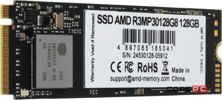 Твердотельный накопитель 128 Gb AMD Radeon R3 Series (R3MP30128G8)