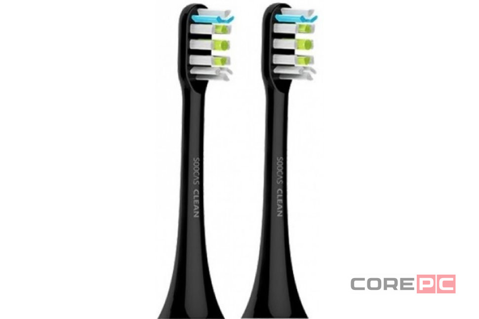 Насадки Xiaomi на зубную электрическую щетку 2шт (Черный)