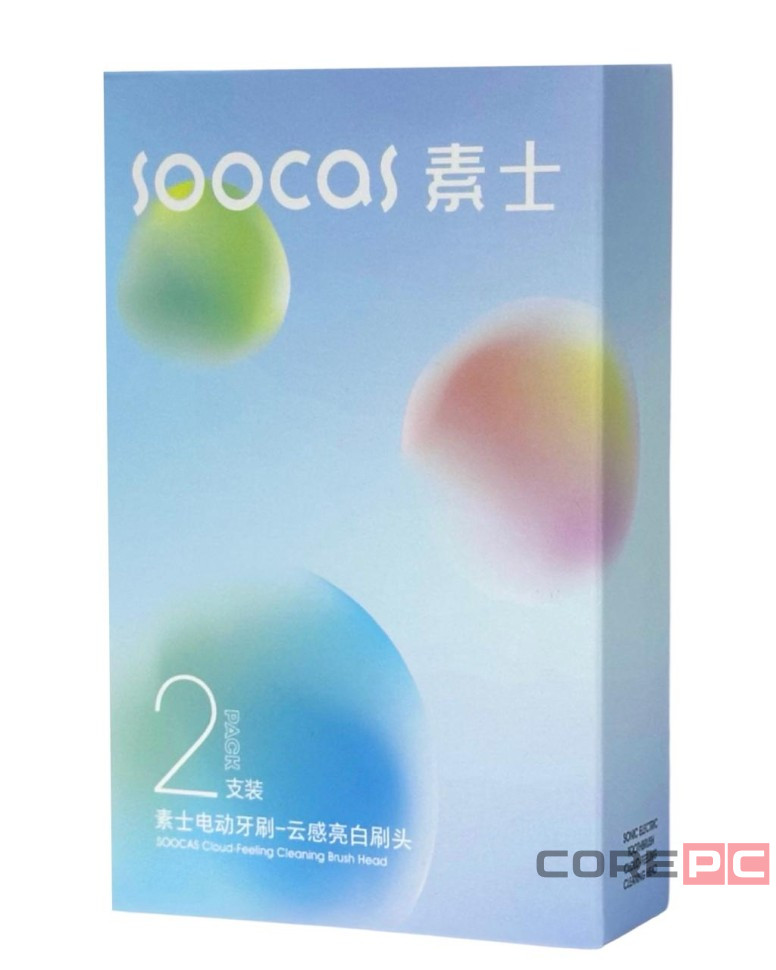 Насадки Xiaomi на зубную электрическую щетку 2шт (Черный)