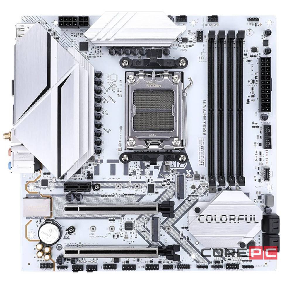 Материнская плата Colorful BATTLE-AX B650M-WHITE WIFI V14