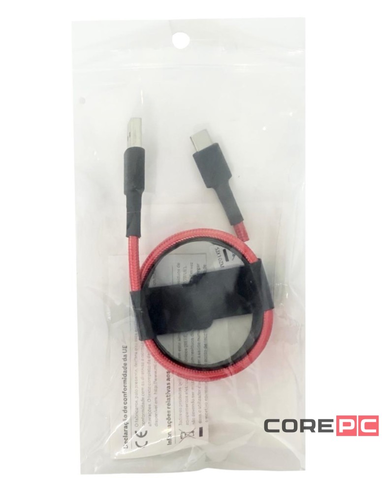 Кабель Xiaomi Type-C USB 1м (SJX10ZM) красный