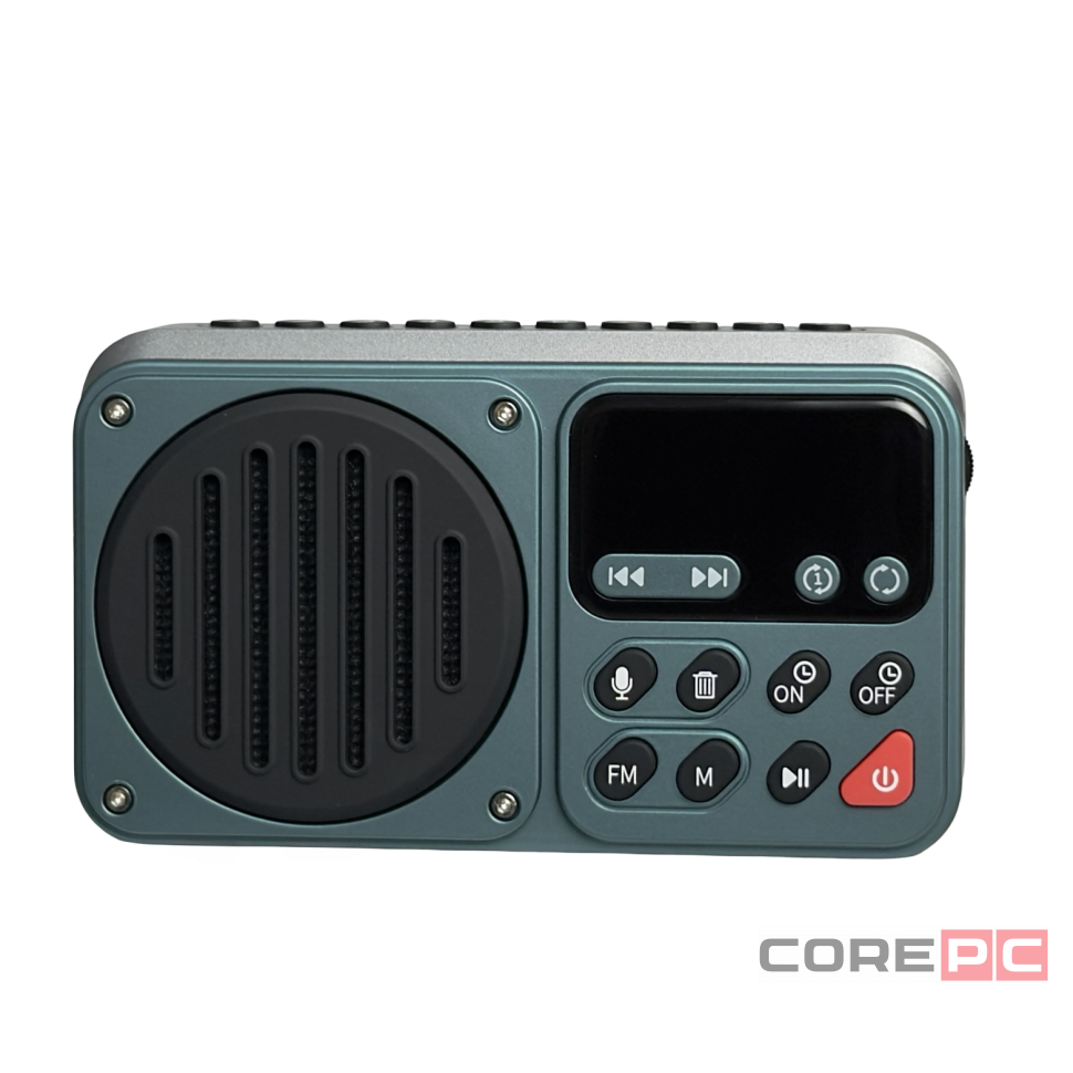 Perfeo радиоприемник цифровой PILOT FM 87.5-108МГц/ MP3/ питание USB или 3*14500/ серый