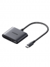 Картридер Ugreen CM387/USB-C серый