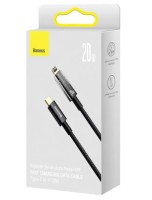 Кабель-зарядка Type-C на Lightning Baseus Explorer 1м (CATS000001) 20W черный