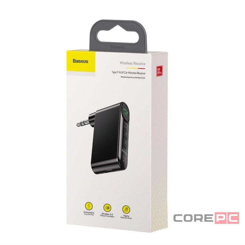 Адаптер Baseus AUX Car Wireless Receive WXQY-01 черный