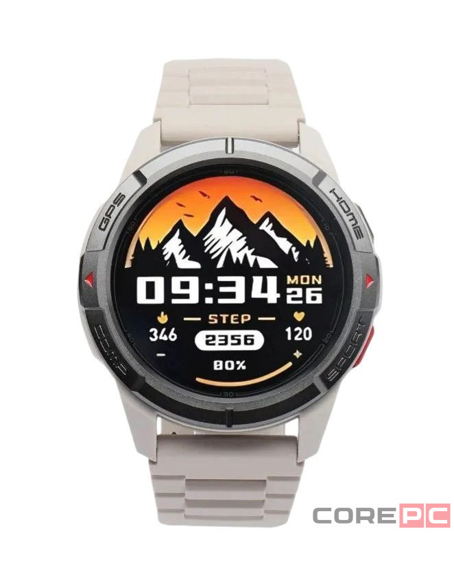 Умные часы Xiaomi Mibro GS Active (XPAW016) c русским языком + 2 ремешка белый