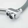 Смеситель для кухни Gappo G4398-17, рычажное управление, цвет хром/серый