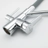 Смеситель для кухни Gappo G4398-17, рычажное управление, цвет хром/серый
