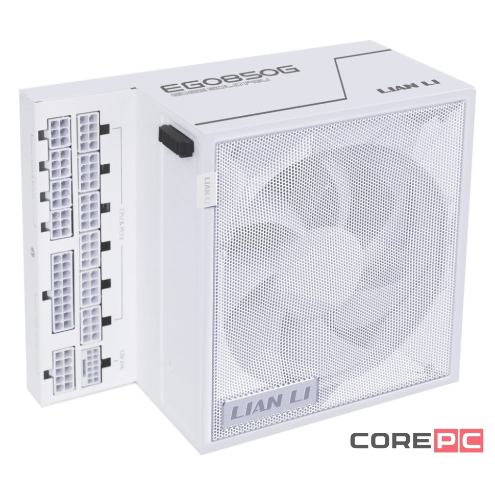 Блок питания Lian Li 850W EG0850G White (G9P.EG0850G.W000.RU) 16 Pin (PCIe 5.0 Connector Cable Details)