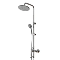 Душевая система MIXLINE 35к МЛ2429(ML2429) излив лейка 3 позиции +лейка тропический душ, хром