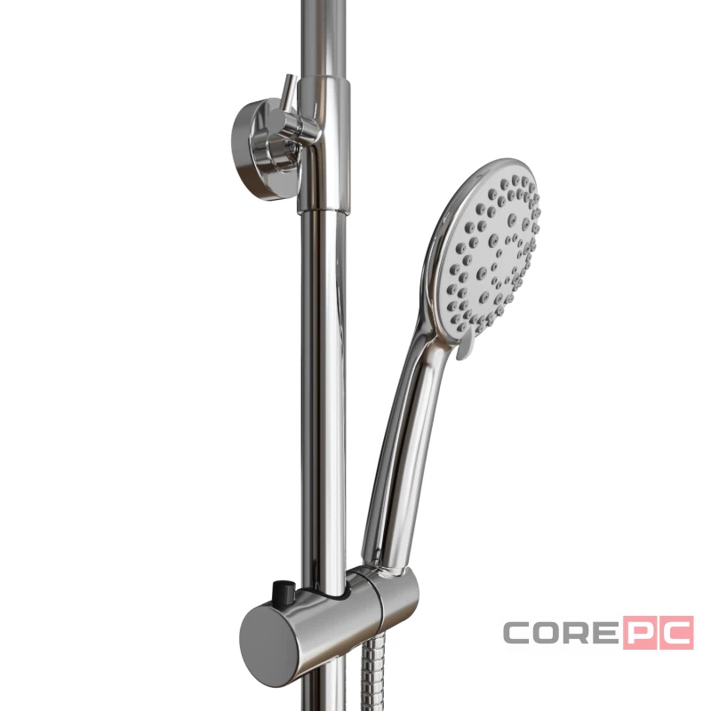 Душевая система MIXLINE 35к МЛ2429(ML2429) излив лейка 3 позиции +лейка тропический душ, хром