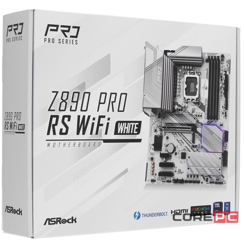 Материнская плата ASRock Z890 PRO RS WIFI WHITE