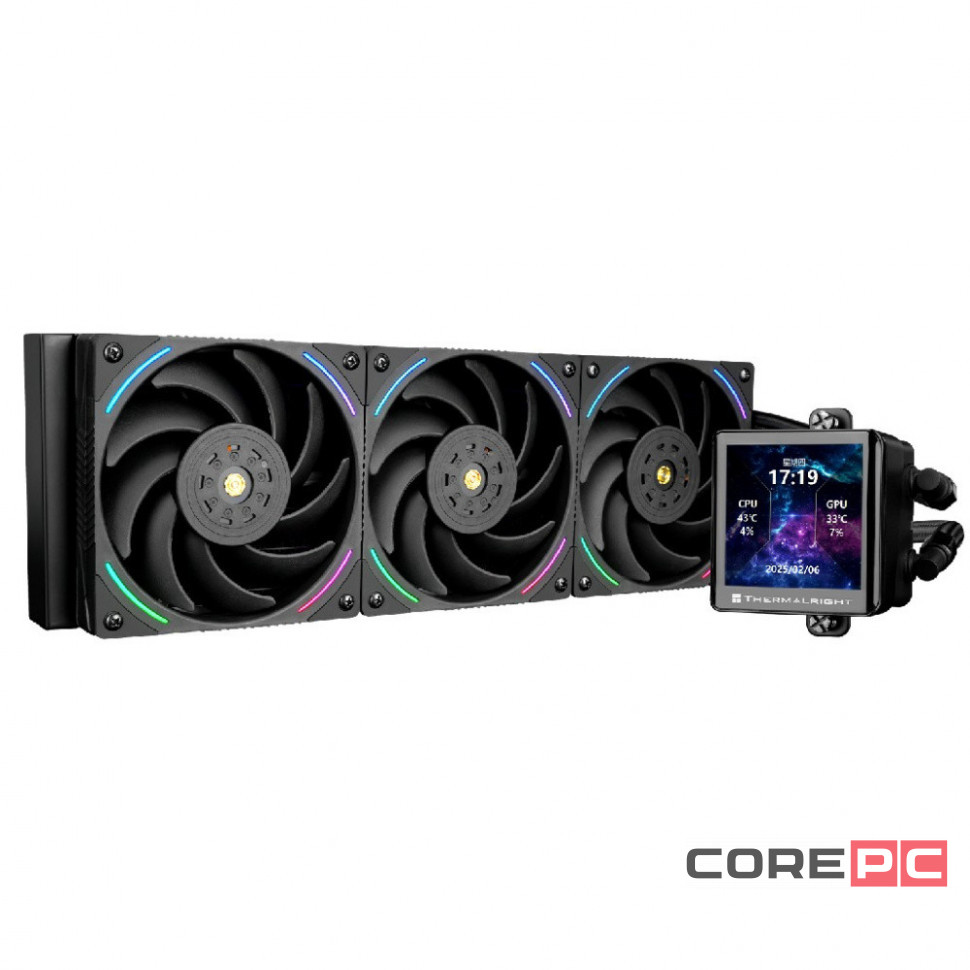 Система жидкостного охлаждения для процессора Thermalright Frozen Vision 360 ARGB Black V2 (TRFV360ABV2)