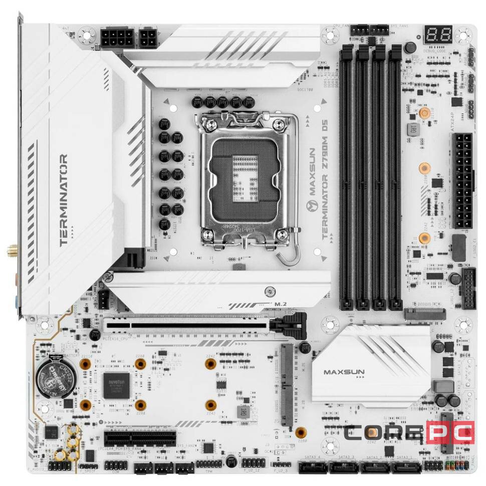 Материнская плата MaxSun Terminator Z790M D5 ICE (6940709660362)