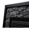 Каминокомплект: Очаг Electrolux EFP/P-3020LS, портал Loft 30 камень черный, черная эмаль