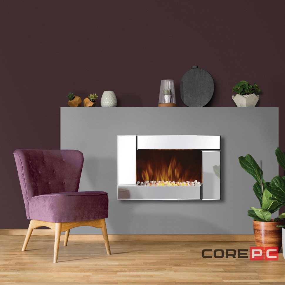 Электрокамин Electrolux EFP/W-2000S Silver