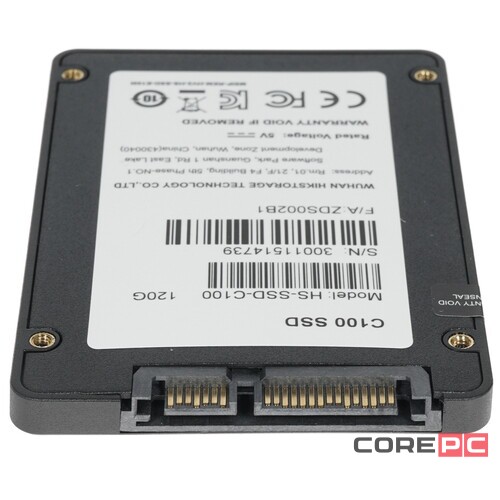 Твердотельный накопитель HIKVISION 120 Gb HS-SSD-C100/120G