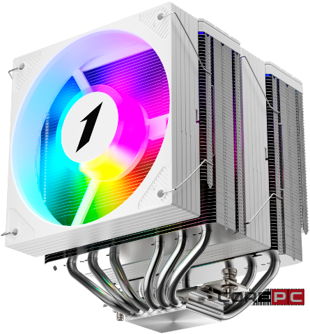 Кулер для процессора 1STPLAYER CRYO CY12L-D ARGB White (CY12L-D-WH)