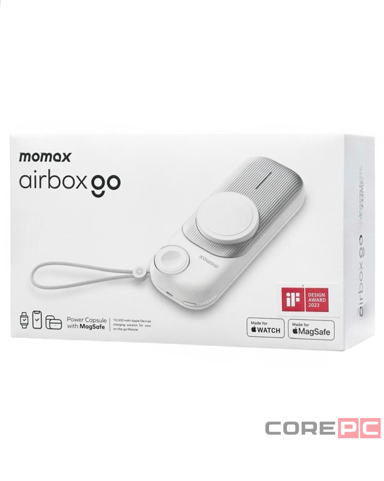 Беспроводное зарядное устройство Momax Airbox Go Power Capsule MA02W белое