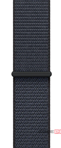 Apple Watch SE (2024) 44mm Midnight Aluminium Case with Ink Sport Loop (One Size)
