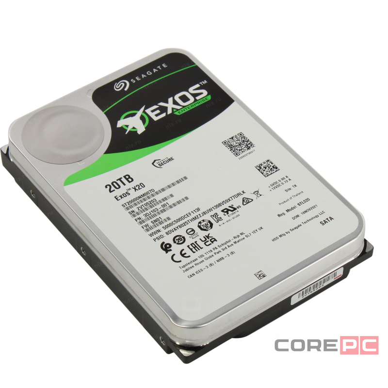 Жесткий диск Seagate 20000 EXOS X20 (ST20000NM007D)
