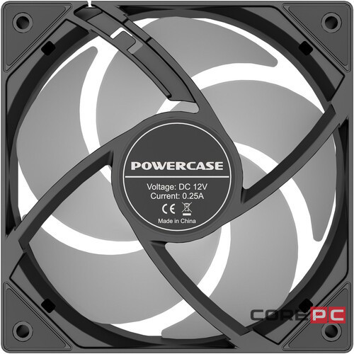 Вентилятор для корпуса Powercase (M53-12 ARGB) Black