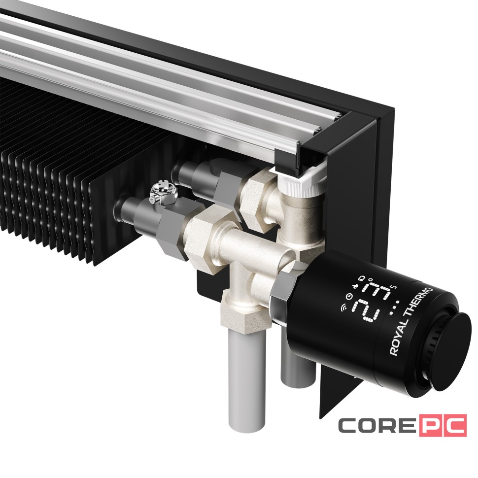 Конвектор напольный Royal Thermo STEP-180/180/2400-3-N-WT-LG-NA