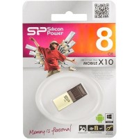 USB флеш накопитель Silicon Power 8GB OTG MicroUSB Mobile X10