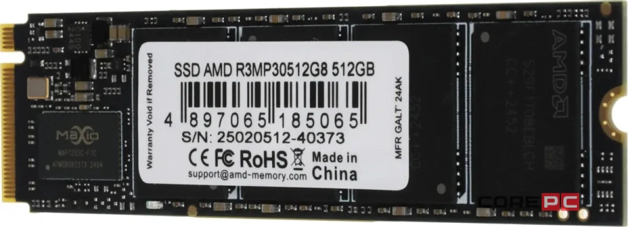 Твердотельный накопитель 512 Gb AMD Radeon R3 Series (R3MP30512G8)