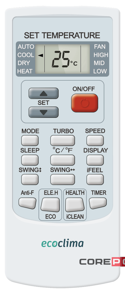 Настенная сплит-система Ecoclima ECW/I-AX09/FB-4R1 + EC/I-AX09/F-4R1, белый