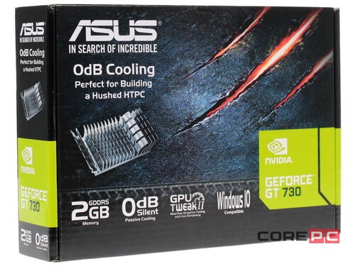 Видеокарта ASUS (GT730-SL-2GD5-BRK) GeForce GT 730 2GB LP
