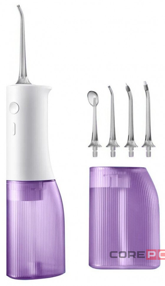 Электрический ирригатор для полости рта Soocas W3 Pro (4 насадки) пурпурный