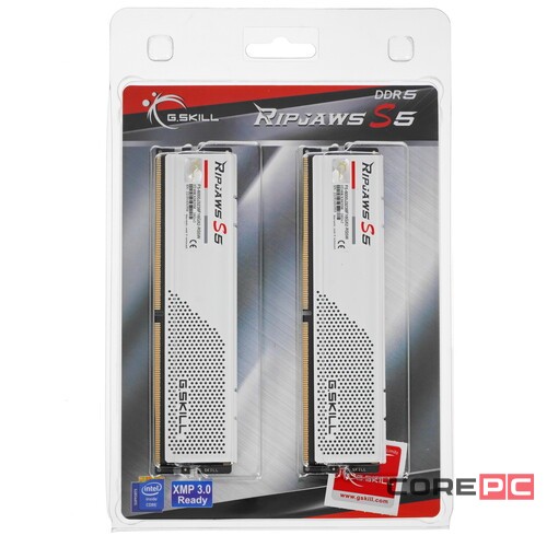 Оперативная память 32 Gb 6000 MHz G.Skill RIPJAWS S5 White (F5-6000J3238F16GX2-RS5W)