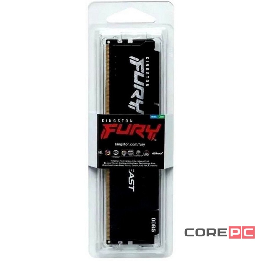 Оперативная память 16 Gb 6800 MHz Kingston FURY Beast Black (KF568C34BBE-16)