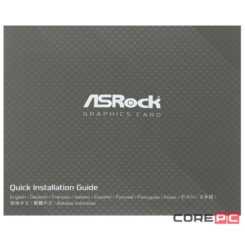Видеокарта ASRock (RX7600XT CL 16GO) Radeon RX 7600 XT 16GB Challenger OC