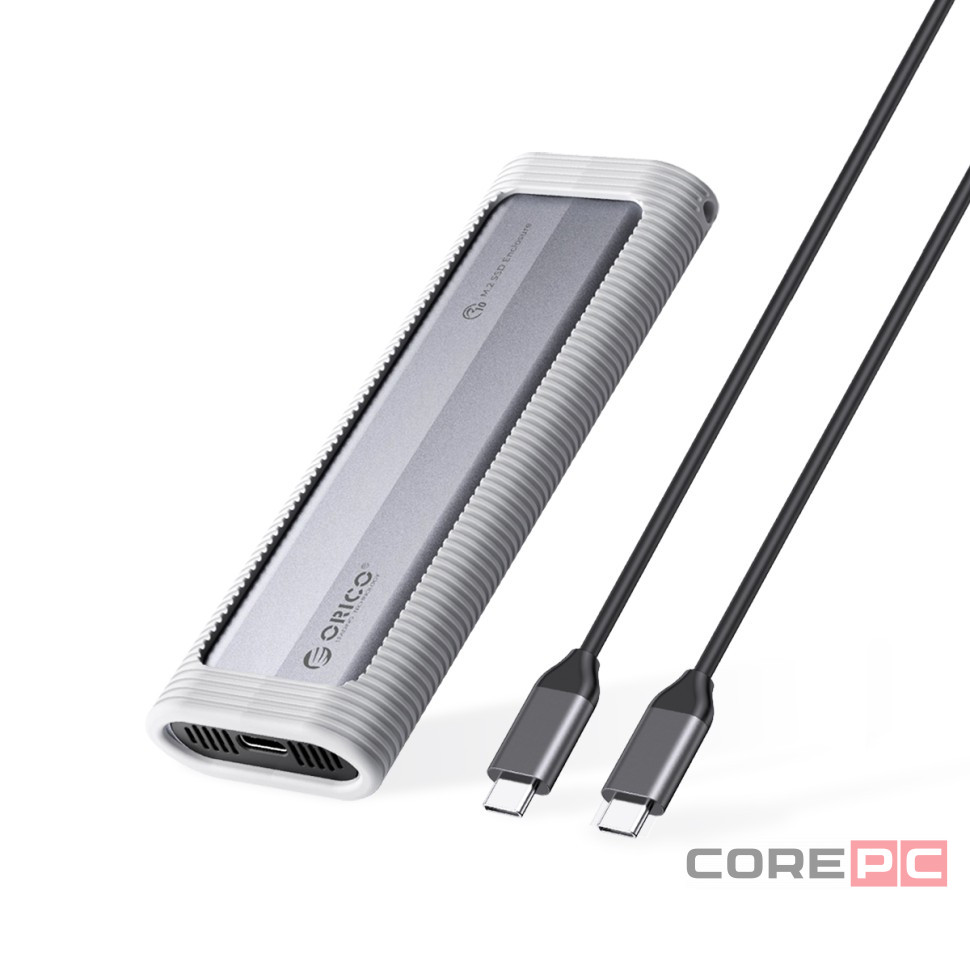 Внешний корпус для SSD M2 NVMe Orico AXM2S-G2-V1 USB-C серый