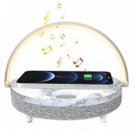 Bluetooth колонка Xiaomi с беспроводной зарядкой Ezvalo Music Desk Lamp LYYD01 Marble pattern