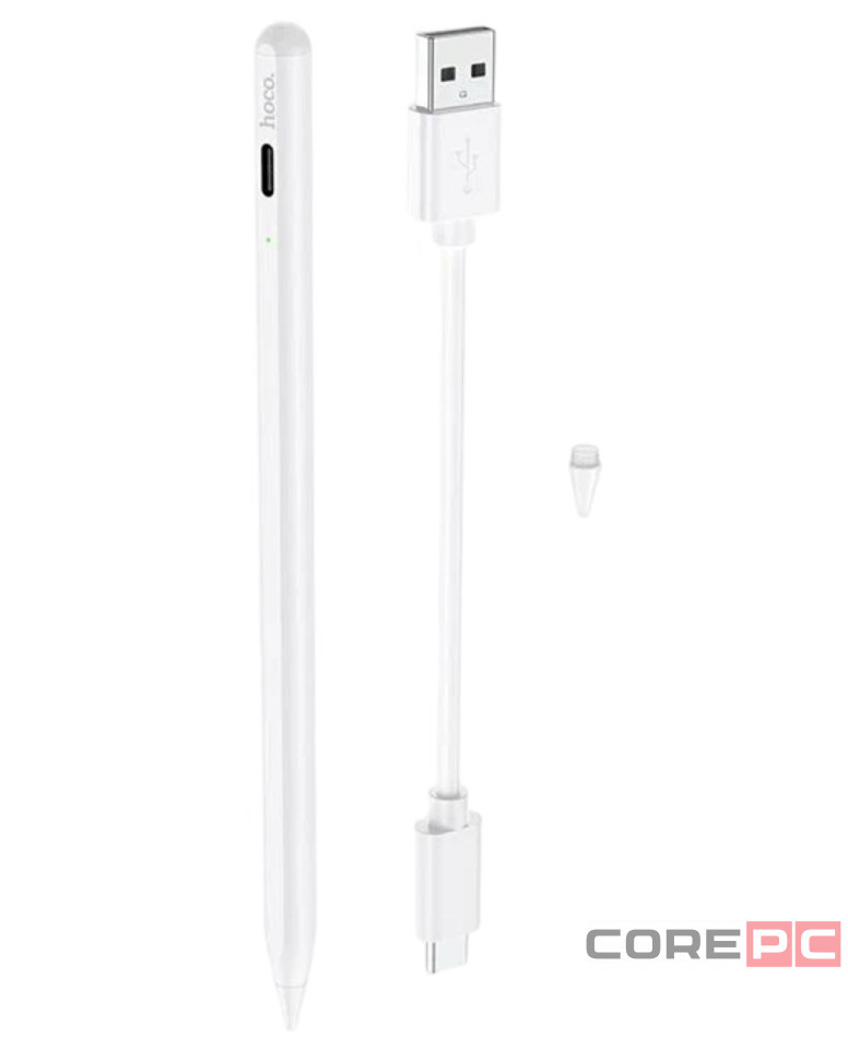 Стилус hoco GM102 Smooth series active anti-mistake touch capacitive pen for iPAD белый