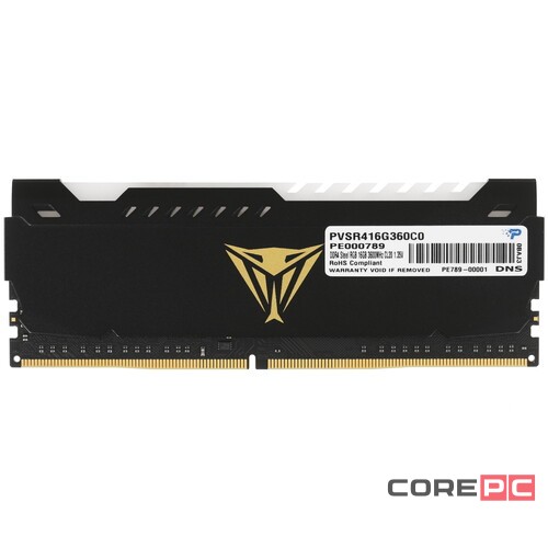 Оперативная память 16 Gb 3600 MHz PATRIOT (PVSR416G360C0K)