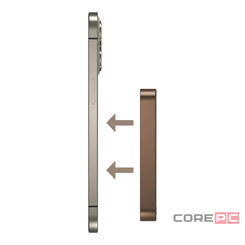 Powerbank магнитный с MagSafe Momax Q. Mag X1 10000mAh IP117ACNL2 золотой