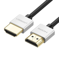 Кабель Ugreen HDMI-HDMI Ultra Thin 4K Digital HD Cable 2м черный